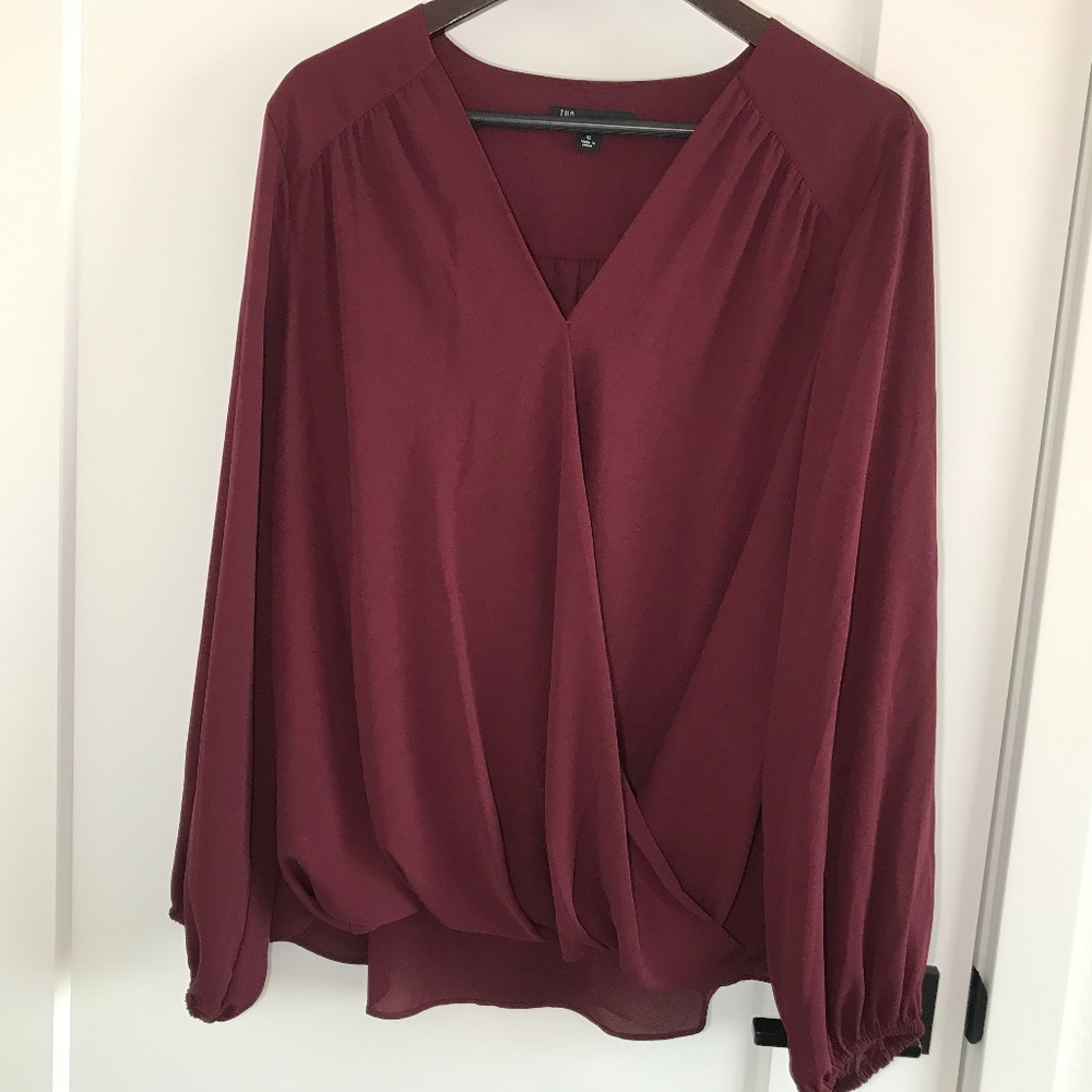 INC Cute Wine Color Top (Never Used)